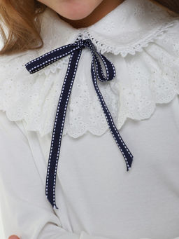 Блузка для девочек - Синий мир фото 4