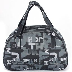 Сумка дорожная Дизайн-Фитнес (малый) -Xtreme, 1отд, 1внеш карм, серый/черный (символика) 208347 - Bobo фото 2