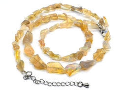 Бусы из Опала галтовка на увеличение 44см, 9,2г