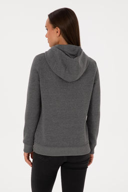 Kad_n Antrasit Melanj Basic Sweatshirt Sepette S_rpriz _ndirim - U.s. polo assn фото 5