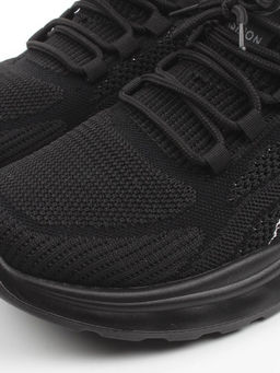 03-TEX-D01-05 BLACK Кроссовки летние мужские (текстиль)