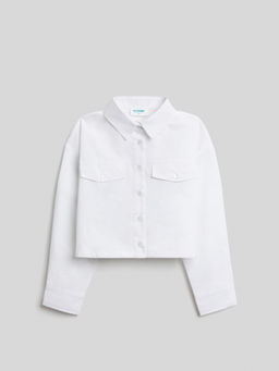 ACOOLA / Блузка детская для девочек Virta белый  фото 3