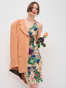 Платье с принтом масло OD-632-5