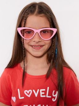 Bisiklet Yaka Bask?l? K?sa Kollu K?z ?ocuk Ti??rt - Waikiki фото 2