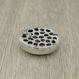 Брошь "Дерево" перламутр гелиотис