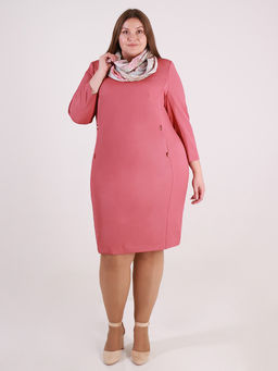 ШАРМ Текс 461.С1 Платье+ шарф - Almond фото 3