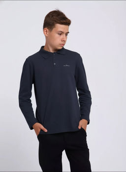 Рубашка-поло "Василий" темно-синий