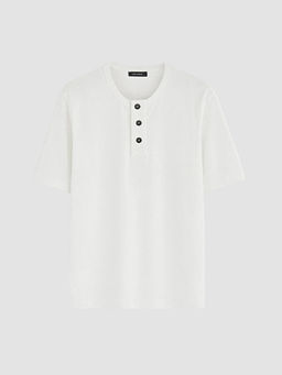 Henley Yaka Erkek Ti??rt