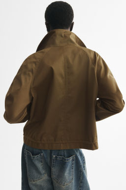 Chaqueta de sarga con cuello chimenea - H&m фото 7