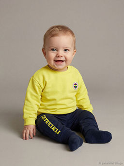 Bisiklet Yaka Fenerbah?e Bask?l? Erkek Bebek E?ofman Tak?m