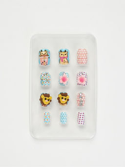 Детские накладные ногти «Северный мишка», 12 шт.