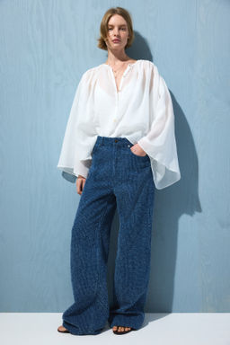Boucl? Bootcut High Waist Jeans - H&m фото 2