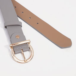 Ремень женский, ширина 3,5 см, винт, пряжка метал, цвет серый - Simaland фото 2