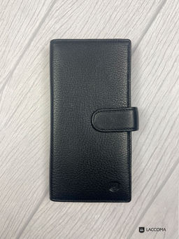 LACCOMA портмоне 165-24-черный натуральная кожа полиэстер