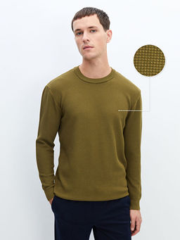 Bisiklet Yaka Erkek Triko Kazak