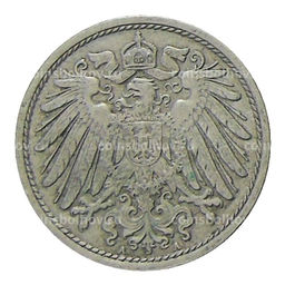 Монета 10 пфеннигов 1912 года A Германия