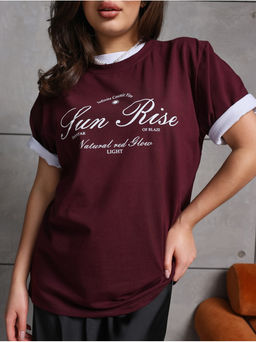 Футболка "Раиз" Бордо женская