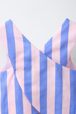 TOP RAYAS BOTONES / Multicolor