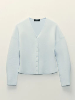 Кардиган приталенного силуэта из вискозы / Zarina  фото 7