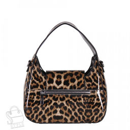 Сумка женская кожаная 9148 leopard brown Velina Fabbiano-Safenta в Новосибирске