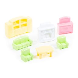 Набор мебели для кукол №2 (7 элементов) (в пакете) - Wader Quality Toys фото 5