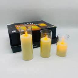 Свечка в колбе электронная 14 см 12 шт. в уп (арт. DYF) - Ип лебедев о.ю фото 5