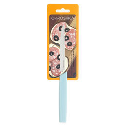 Нож cтоловый OKROSHKA САЛАТ, лезвие 11 см, голубая ручка OK225P-BL-CT  фото 4