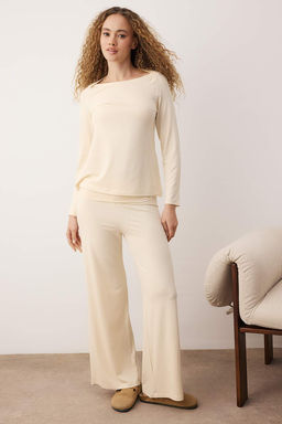 Murdum Duz Viskon Suprem Orme Pijama Tak?m? THMAW26PT00151 - Trendyolmilla фото 5