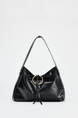 METAL DETAIL BUCKET SHOULDER BAG - Zara фото 2