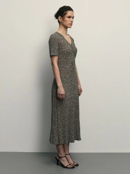 Платье миди с принтом / Zarina фото 3