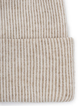 Шапка жен. виск+нейл+каш LB-A53067 white/sand