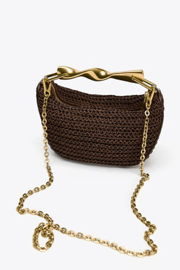 MINI BAG WITH METAL HANDLE