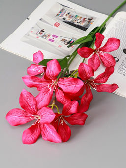 Цветы искусственные «Баухиния пёстрая», d=13 см, h=71 см, малиновые