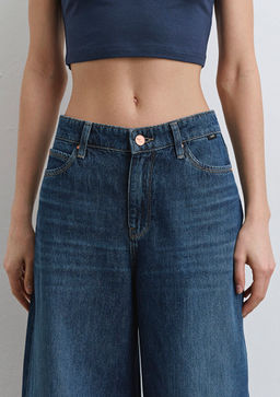 Mimi Iconic Koyu Mavi Jean Pantolon