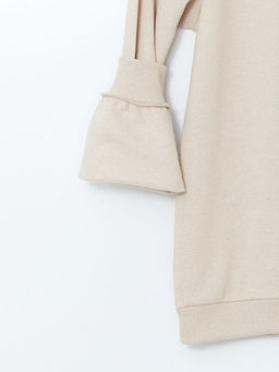 Bisiklet Yaka Uzun Kollu Erkek Sweatshirt