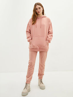 Kap??onlu D?z Uzun Kollu Kad?n Sweatshirt - Waikiki фото 2