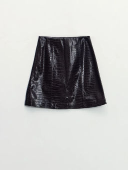 Юбка мини из искусственной кожи / Zarina