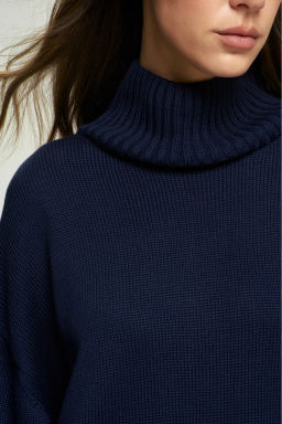 Свитер Oversized Dark Blue - Erist store фото 5