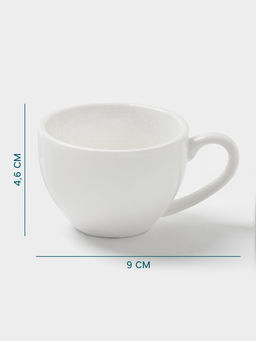 Чашка Hanna Knövell, 90 мл, фарфор, белая