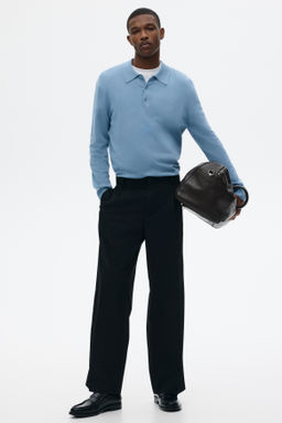 Polo en punto fino Regular Fit - H&m фото 7