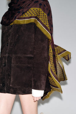 POLKA DOT PRINT SCARF - Zara фото 2