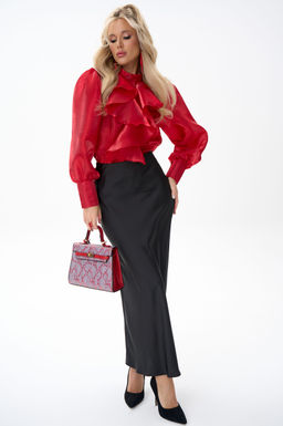 Рубашка Алиша (красный) - Эльза фото 5