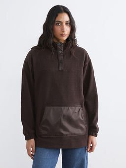 Dik Yaka Kad?n Polar Sweatshirt