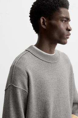 IRREGULAR STITCH SWEATER - Zara фото 5