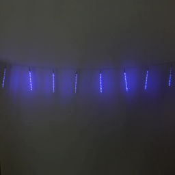 Гирлянда для улицы "Тающая сосулька" 3,0 м*30 см 192 лампы LED, IP-54, Синий (8 трубок)