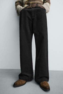 FLARE CORDUROY TROUSERS - Zara фото 6