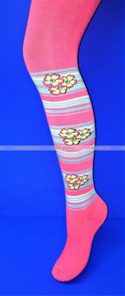 Цена за 12 шт. BFL колготки детские с рисунком на девочек ассорти