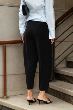 Siyah Salvar/Harem Bagc?kl? Pantolon TWOSS25PL00126