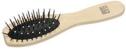 Щетка массажная овальная малая Дерево DEWAL BEAUTY DBP462ECO