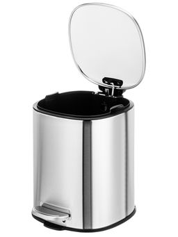 Контейнер для мусора 3 л 21,5*17*23,5 см с педалью + ведро, серебро - Elan gallery фото 14